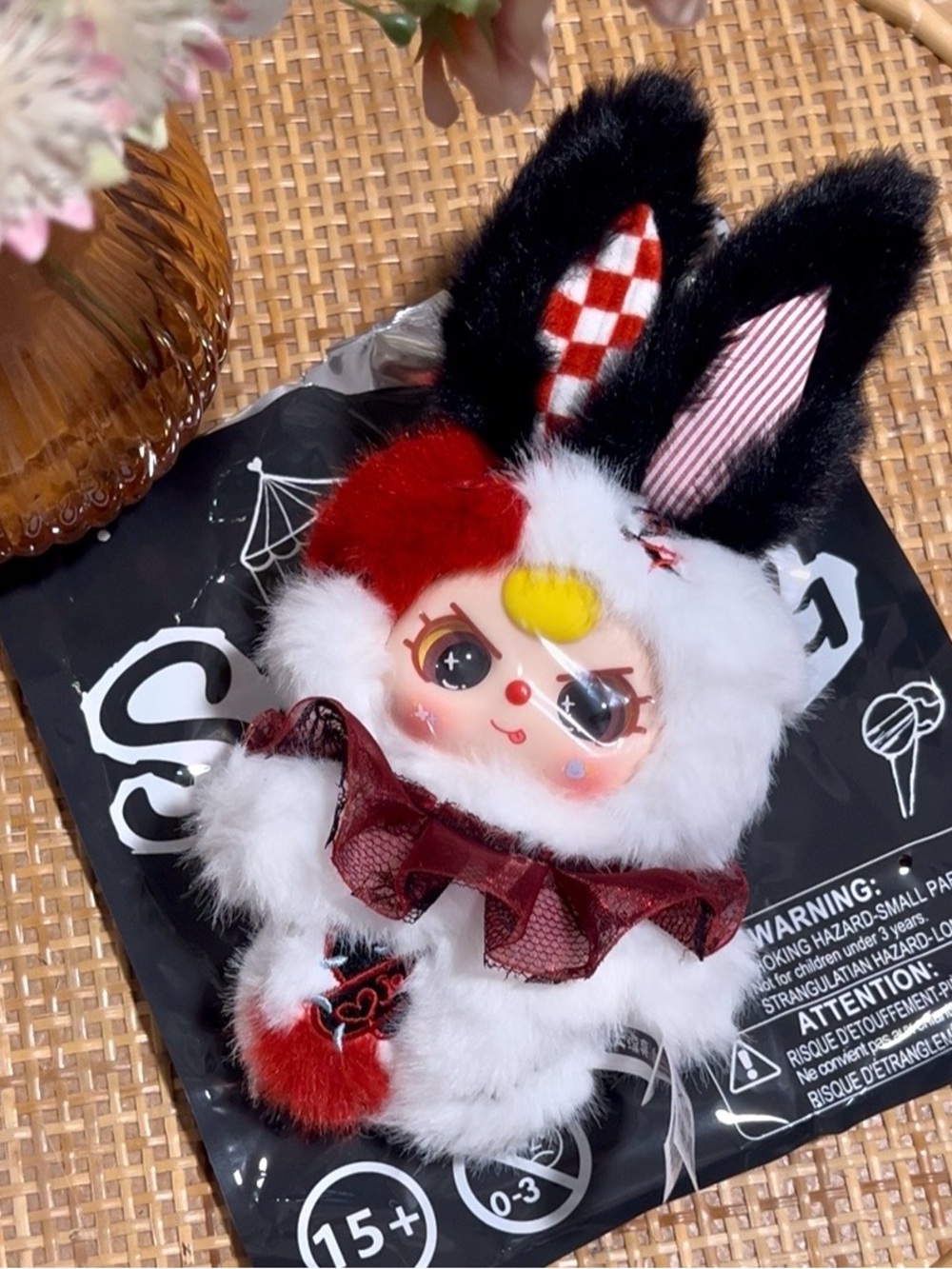 Baby three Scary clown v1 - Checker bunny